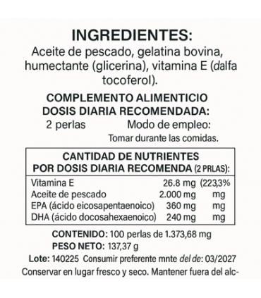 Omega 3 - Suplemento Esencial para la Salud Cardiovascular y Cerebral