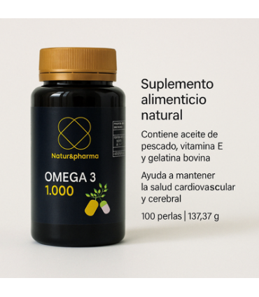 Omega 3 - Suplemento Esencial para la Salud Cardiovascular y Cerebral