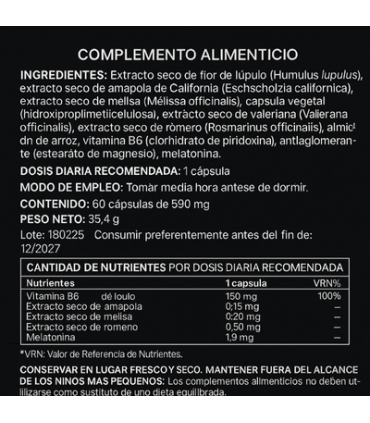 Relájate y Mejora tu Sueño con - Amapola Californiana y Melatonina | Mature-Care