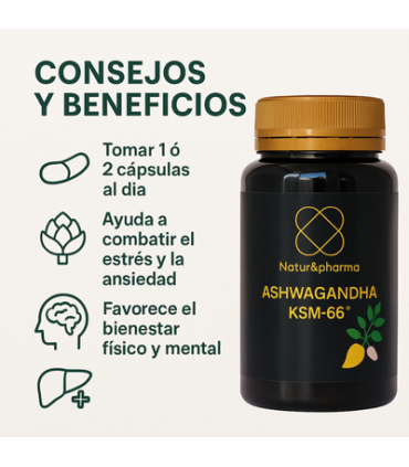 Ashwagandha KSM-66 - Mature Care | Redice el estrés y la ansiedad