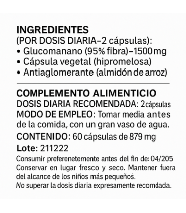 Glucomanano - ¿Problemas de glucemia?