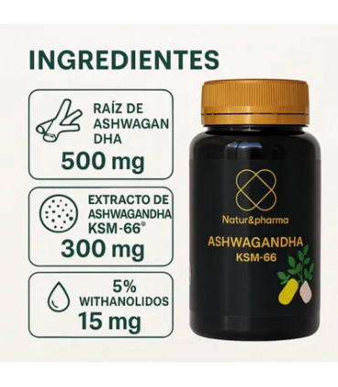 ASHWAGANDHA KSM-66 60 CAPS