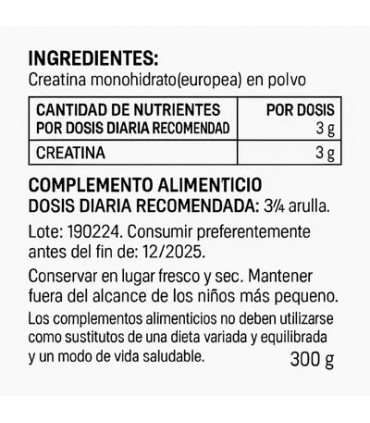 CREATINA-INGRE